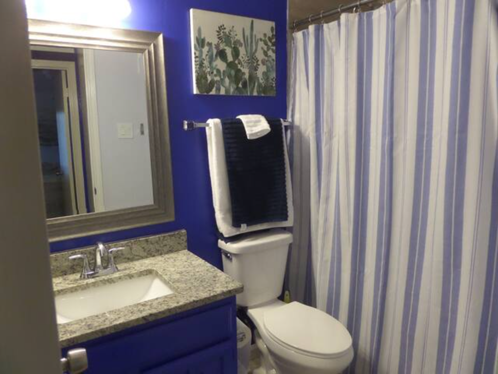 a bathroom with a toilet and a sink and a shower