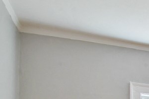 642W an empty room with wood floors and a window and a ceiling fan