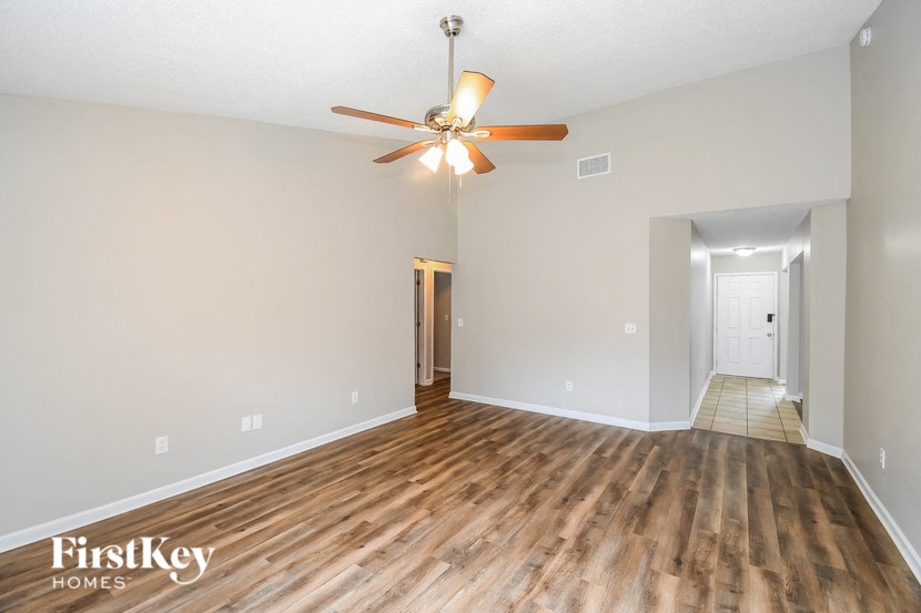 the living room is clean and ready for the guests to use