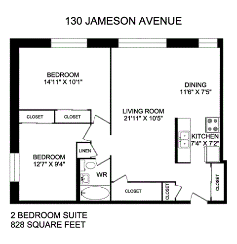 130 Jameson Avenue Studio-2 Beds Apartment for Rent - Photo Gallery 2