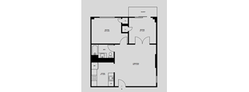 2 Bed 1 Bath