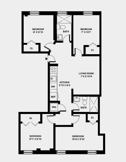 503 4 Bed 2 Bath