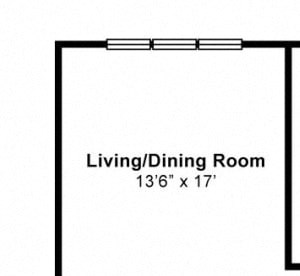 1 Bed/1 Bath-Sutton