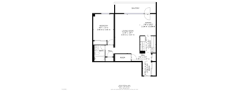 1 Bedroom, 1 Bathroom