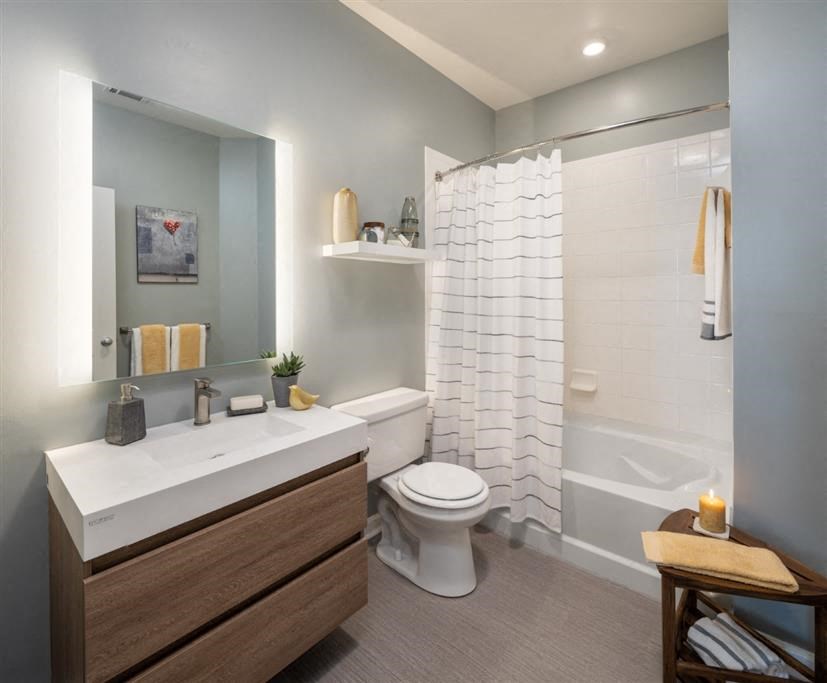 Renovated Bathroom at Riverwalk, Conshohocken, PA