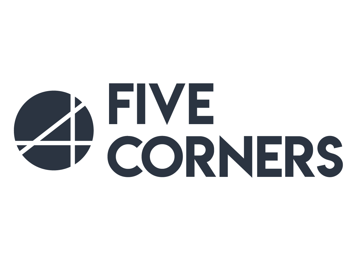 a property logo saying 5 corners
