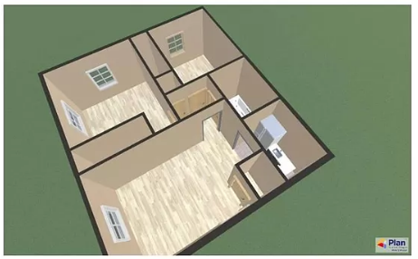 2 Bedroom 1 Bathroom