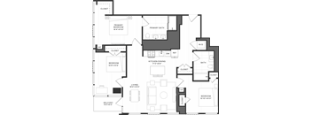 a floor plan of a bedroom house