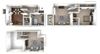 2 bedroom 2 bath apartment floor plan