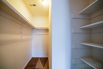 Walk-In Closets With Built-In Shelving at Creekside Square Phase I, Indianapolis - Photo Gallery 21