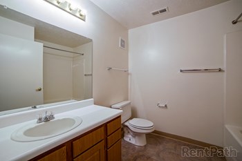 Renovated Bathrooms With Quartz Counters at Creekside Square Phase I, Indianapolis, Indiana - Photo Gallery 20