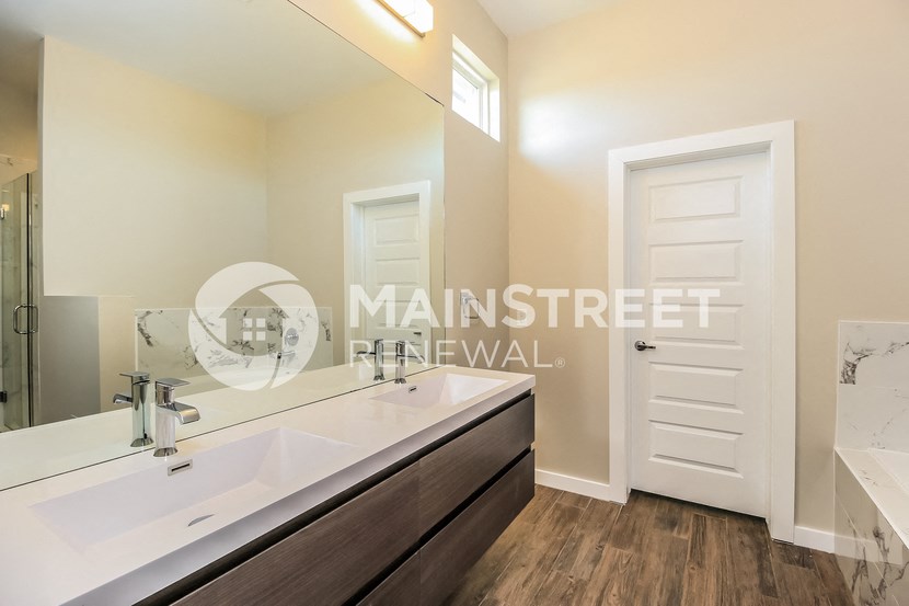 renovated bathroom for a new home