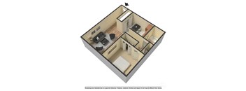1 Bed, 1 Bath, Top Floor, Deck