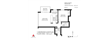 1 bed 1 bathroom