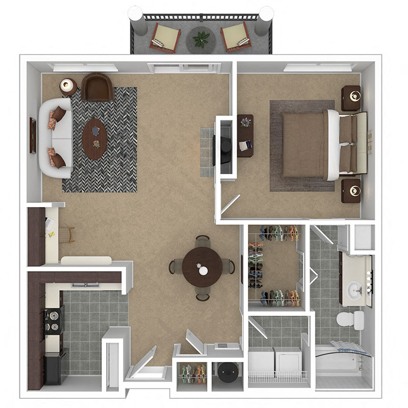 Meridian at Grandview A13 Floor Plan