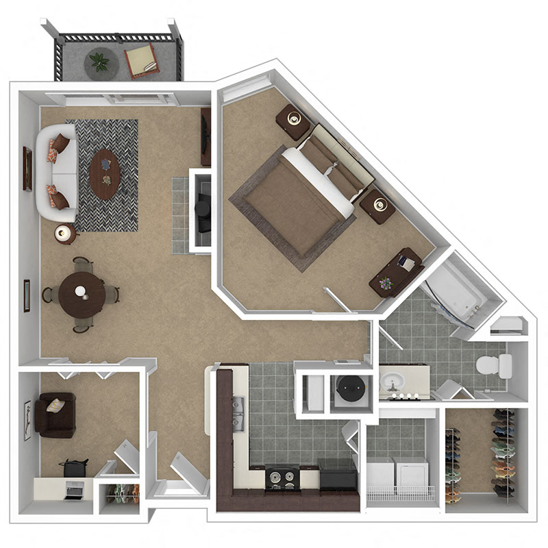 Meridian at Grandview A14 Floor Plan