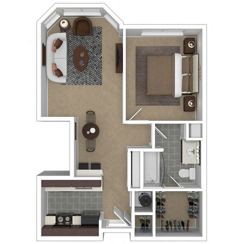 Meridian at Grandview A2 Floor Plan