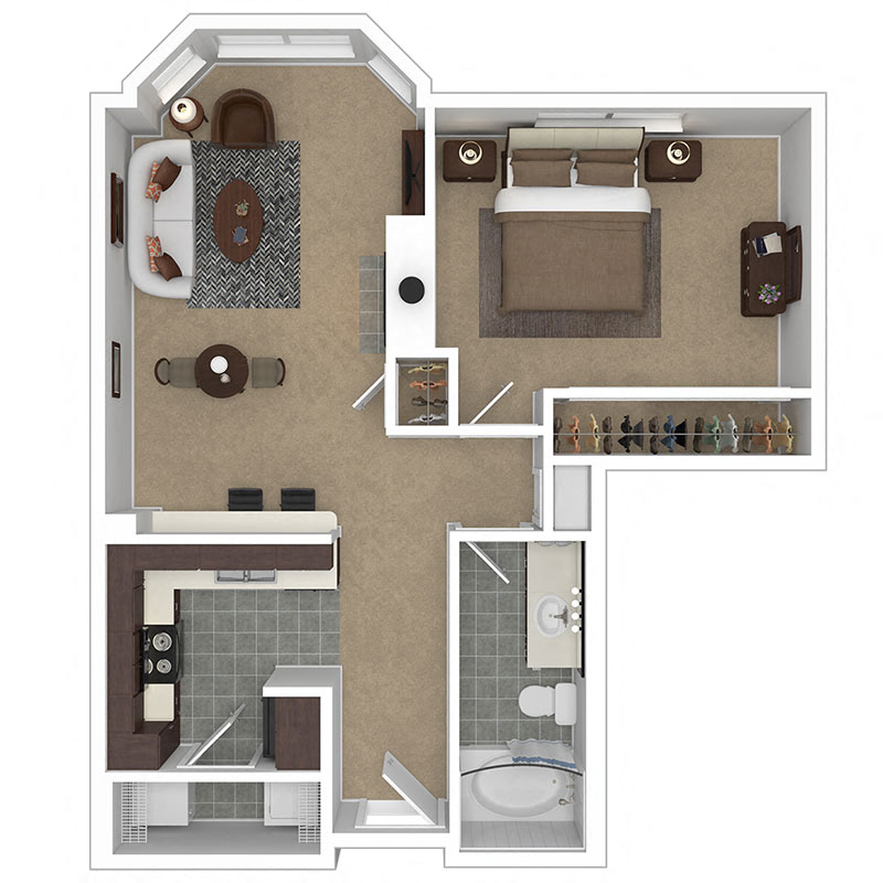 Meridian at Grandview A5 Floor Plan