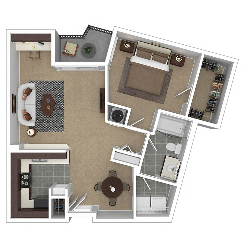 Meridian at Grandview A8 Floor Plan
