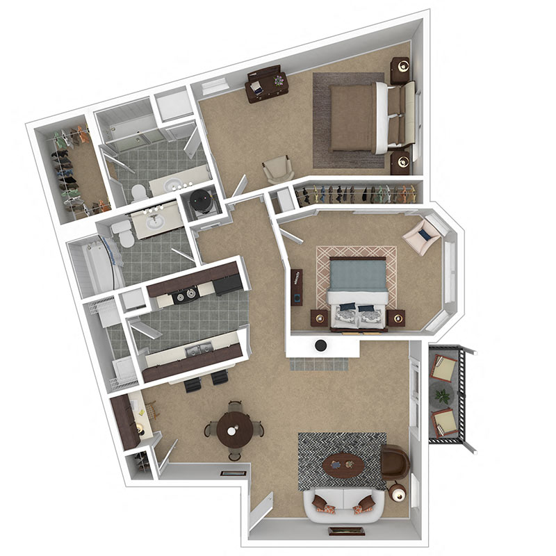 Meridian at Grandview C3 Floor Plan