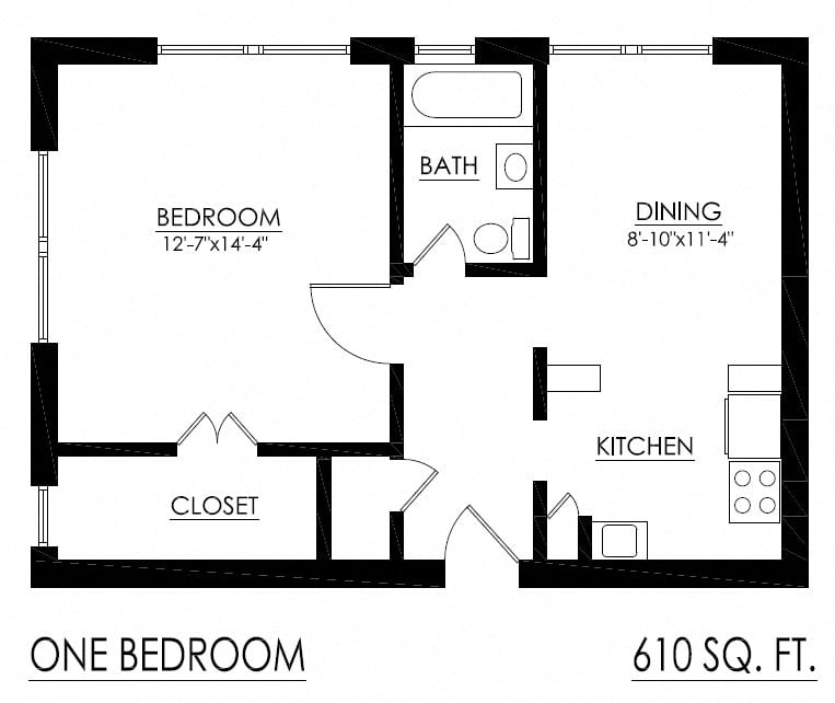 West Shore Manor 1 Bedroom Apartment
