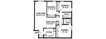 (130) 3 Bdrm, 2 Bth