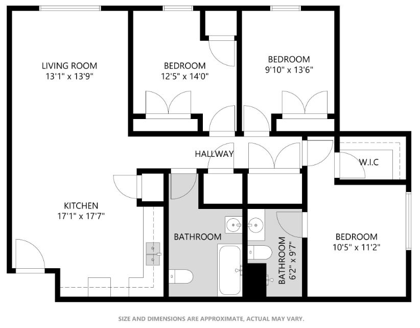 3 Bedroom Floorplan
