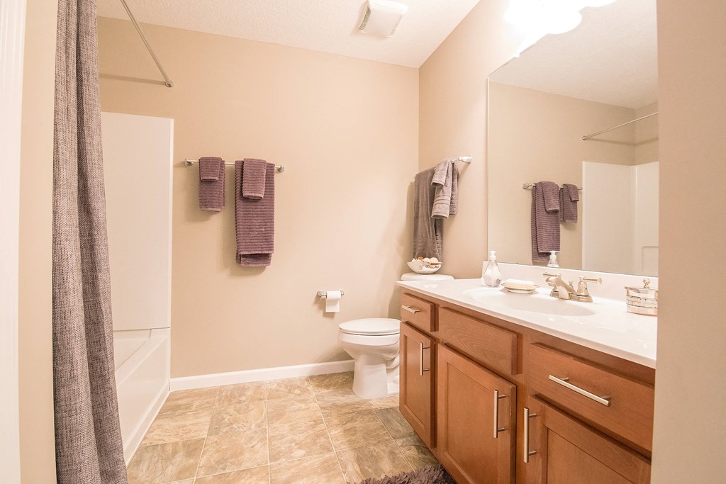 a bathroom with a toilet and a sink and a mirror