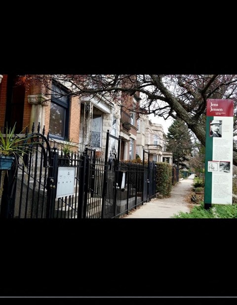 A sign with the name "Jetta Jettner" is displayed on a post.