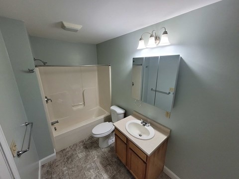 upgraded unit bath