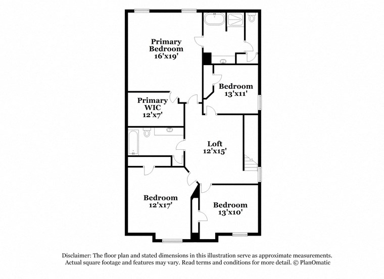 a floor plan for a bedroom apartment with a bedroom and a living room