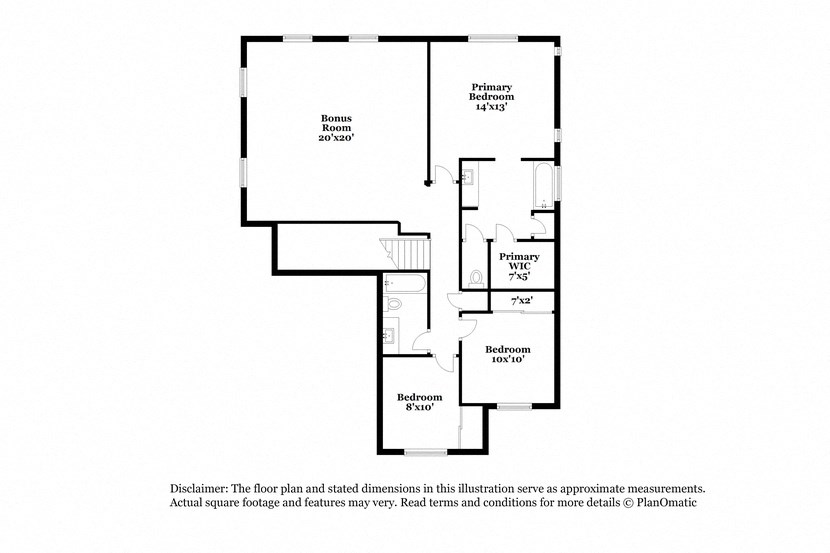 this is a diagram of the floor plan for a bedroom apartment