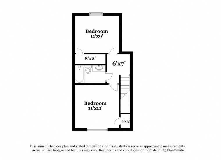 this diagram shows the floor plan for a bedroom and bathroom