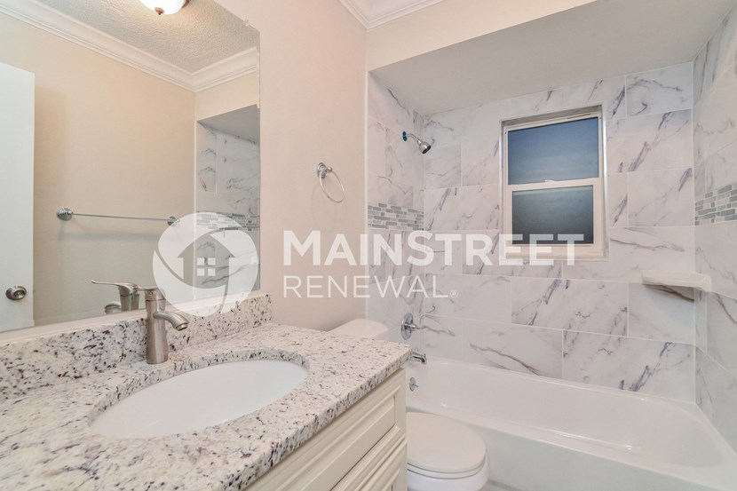 renovated bathroom for sale in a renovated apartment