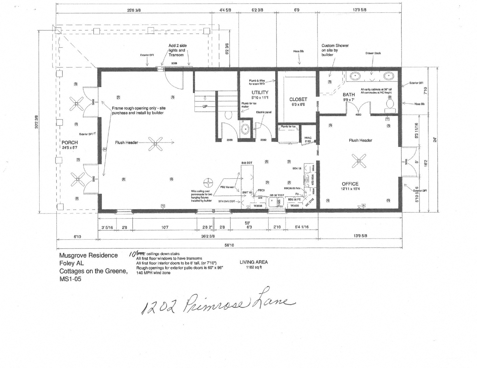 the floor plan for the unit