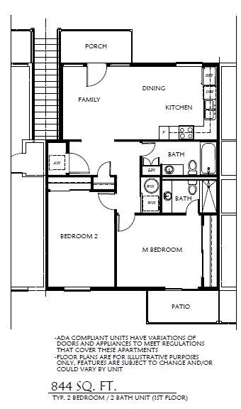 2 Bedroom 1st Floor