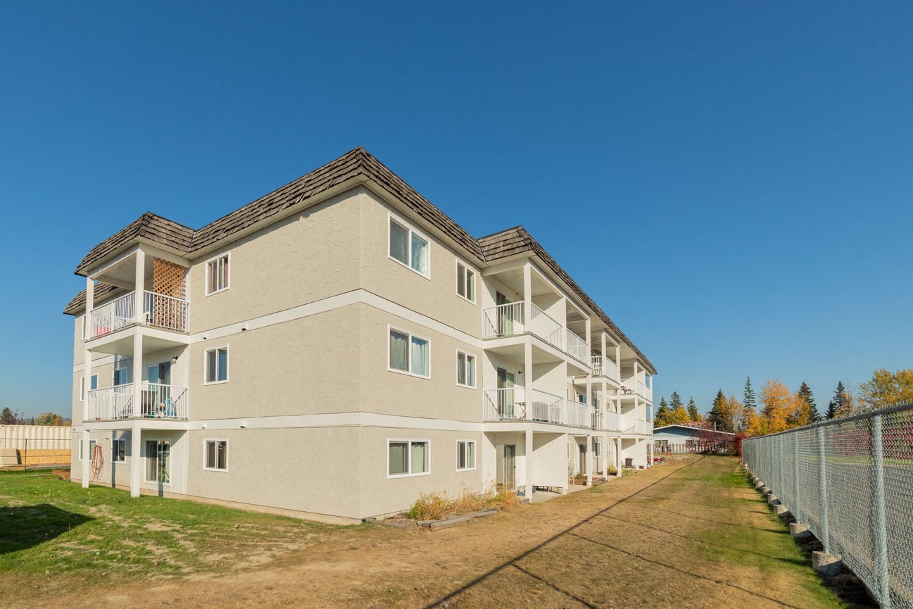 the building where the apartment is located