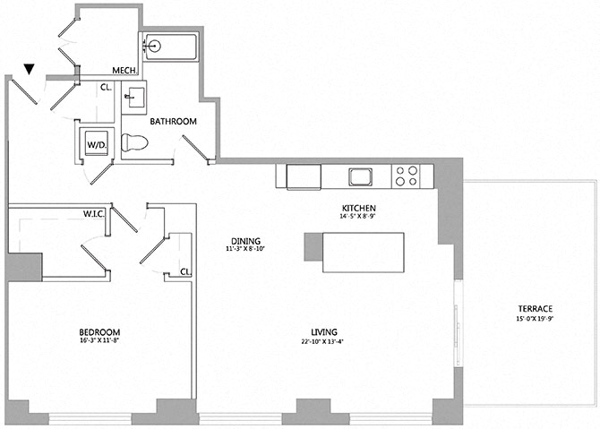 1 Bed/1 Bath-07-5