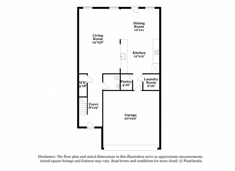 this diagram shows the floor plan for a bedroom apartment