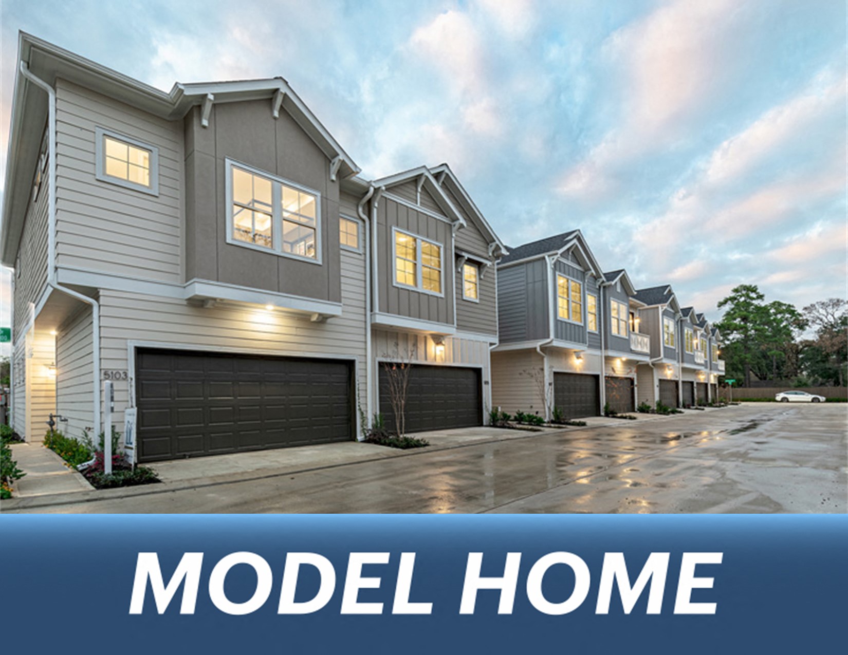 select a model home for your new home community