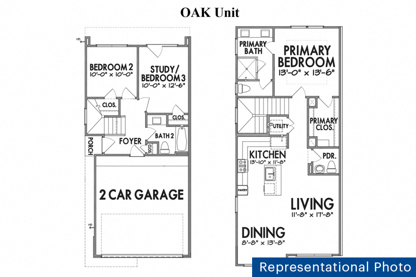 floor plan of a two story house with a car garage