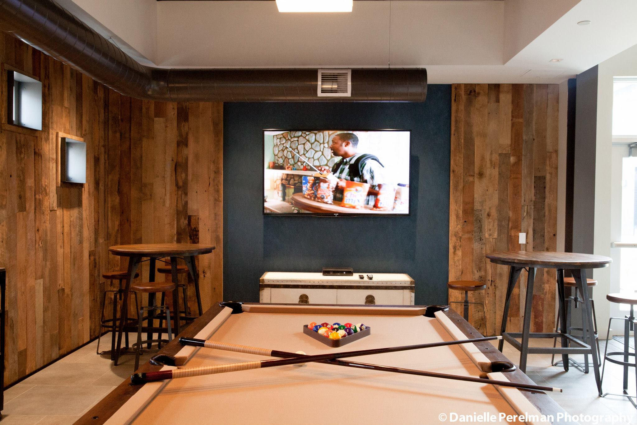 Bakery Living Orange Pool Table