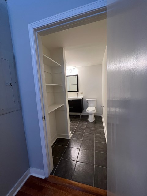 a small bathroom with a toilet and a sink