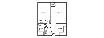 1 Bedroom Family