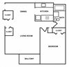 1 Bedroom Apartment