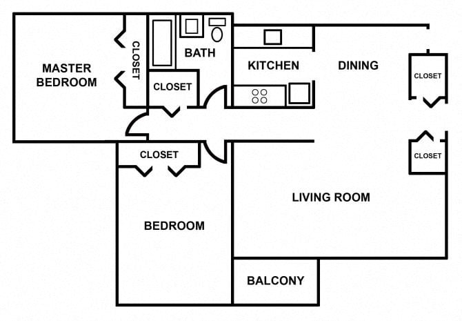Floor Plans of Meadowbrook Apartments in Florence, MA