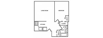 1 Bedroom/1 Bath