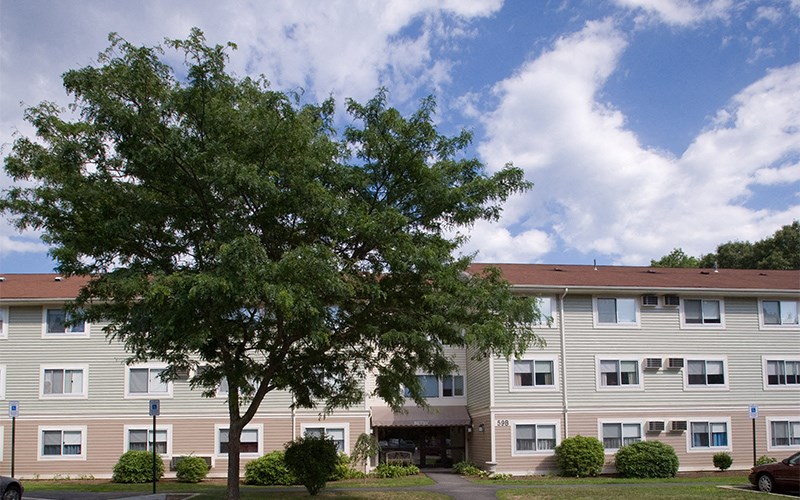 the building where the hotel is located