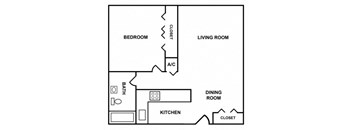 1 BEDROOM APARTMENT