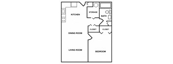 1 BEDROOM APARTMENT